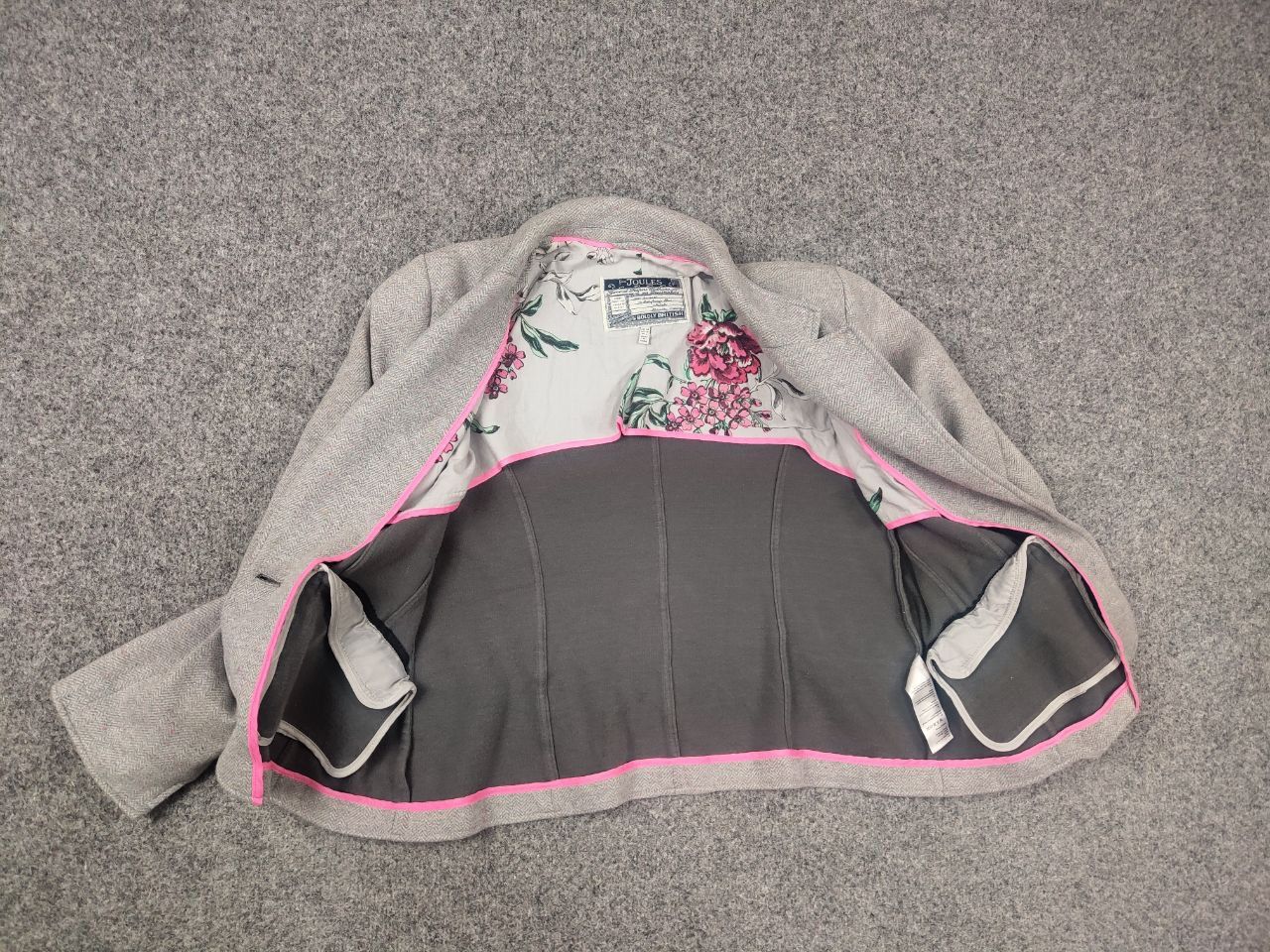 Vintage Joules Boldly british olivia Henford Combined Blazer Jacket Size L / US 10 / IT 46 - 11 Thumbnail