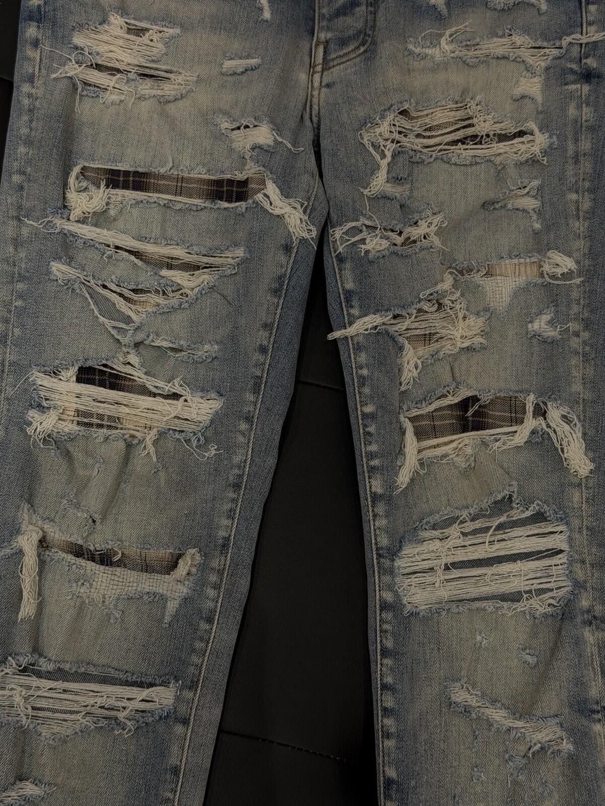 Amiri Size 31 - Amiri Blue Thrasher Jeans 100% Authentic Size US 31 - 9 Thumbnail