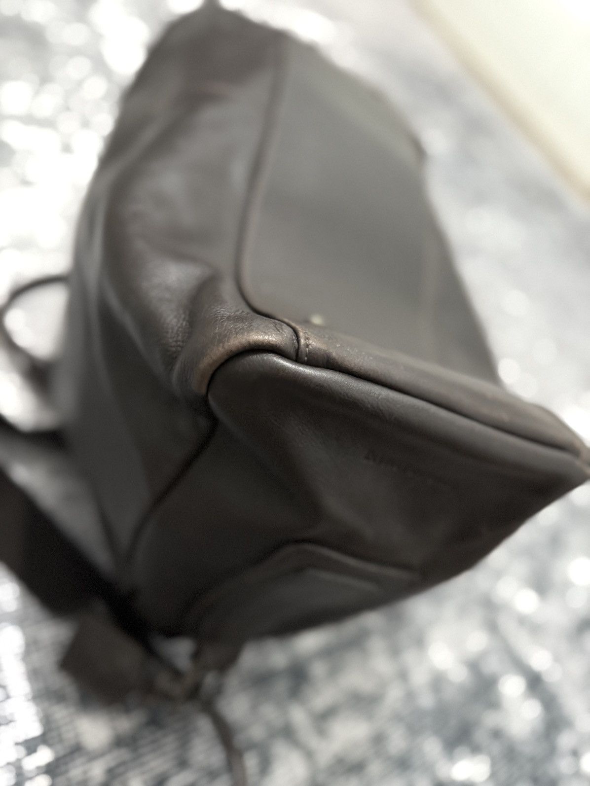 Giorgio Armani Giorgio Armani Leather Travel Bag Size ONE SIZE - 9 Thumbnail