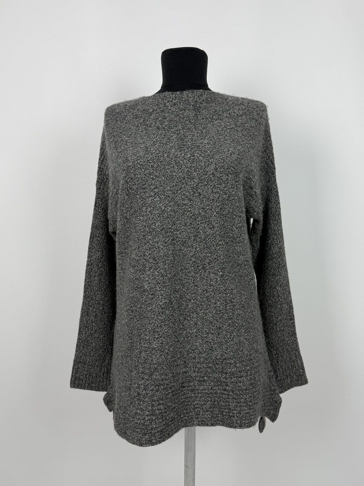 Vintage Eudon Choi EC2 London Grey Melange Knit Tunic Sweater Size S / US 4 / IT 40 - 2 Thumbnail