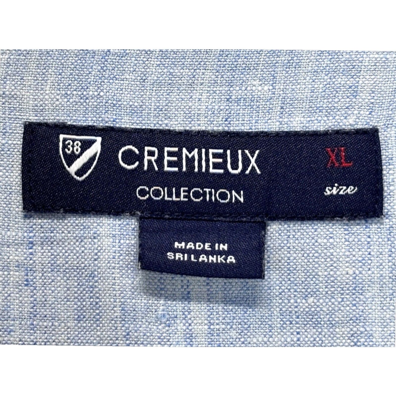 Cremieux Cremieux Linen Button Down Shirt Mens XL Tan Long Sleeve Button-Up Size US XL / EU 56 / 4 - 6 Thumbnail