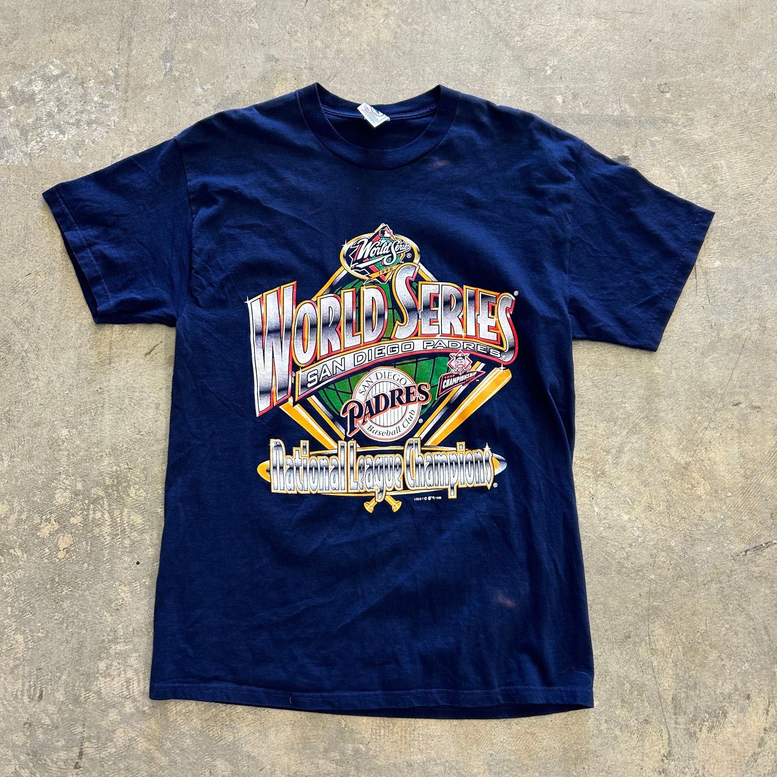 MLB San Diego Padres 1998 World Series Champions Sz L Size US L / EU 52-54 / 3 - 1 Thumbnail