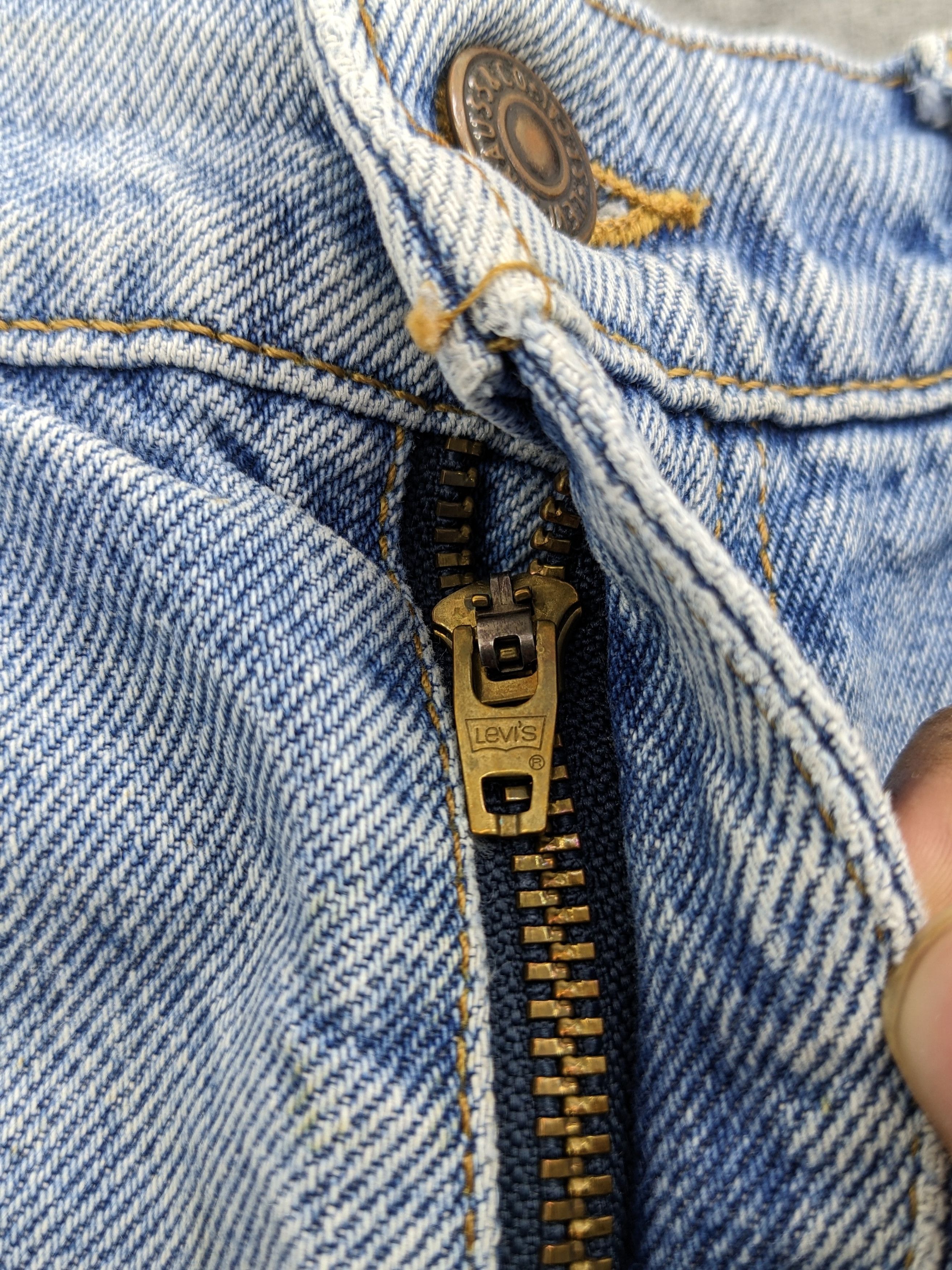 Levi's × Vintage Vintage 80s Levis 310 Orange Tabs Jeans DJ0025Z Size US 35 - 9 Thumbnail