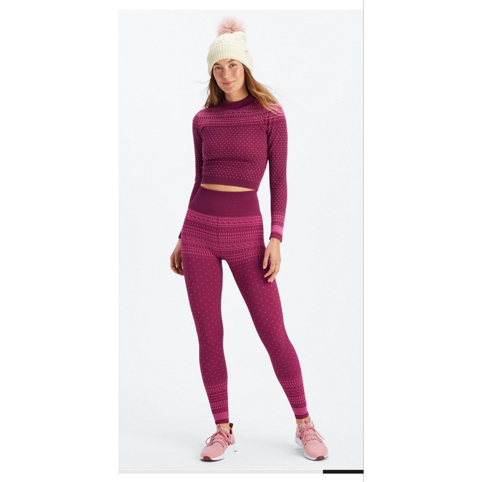 Fabletics Fabletics Tolly Seamless Base Layer Set Top M Leggings S gym Size M / US 6-8 / IT 42-44 - 2 Thumbnail