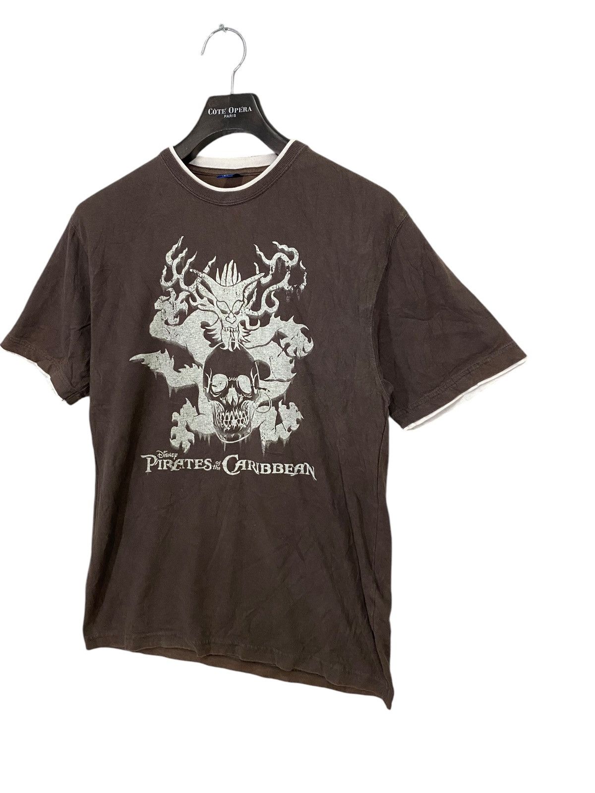 Disney × Japanese Brand Disney pirates of the caribbean tshirt double neck size L Size US L / EU 52-54 / 3 - 2 Thumbnail
