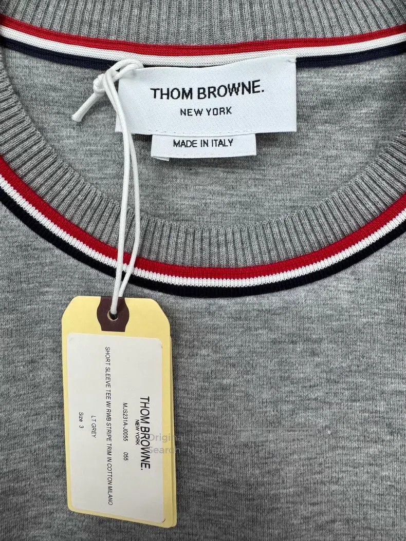Thom Browne Thom Browne Short Sleeve T-Shirt Size US L / EU 52-54 / 3 - 5 Thumbnail
