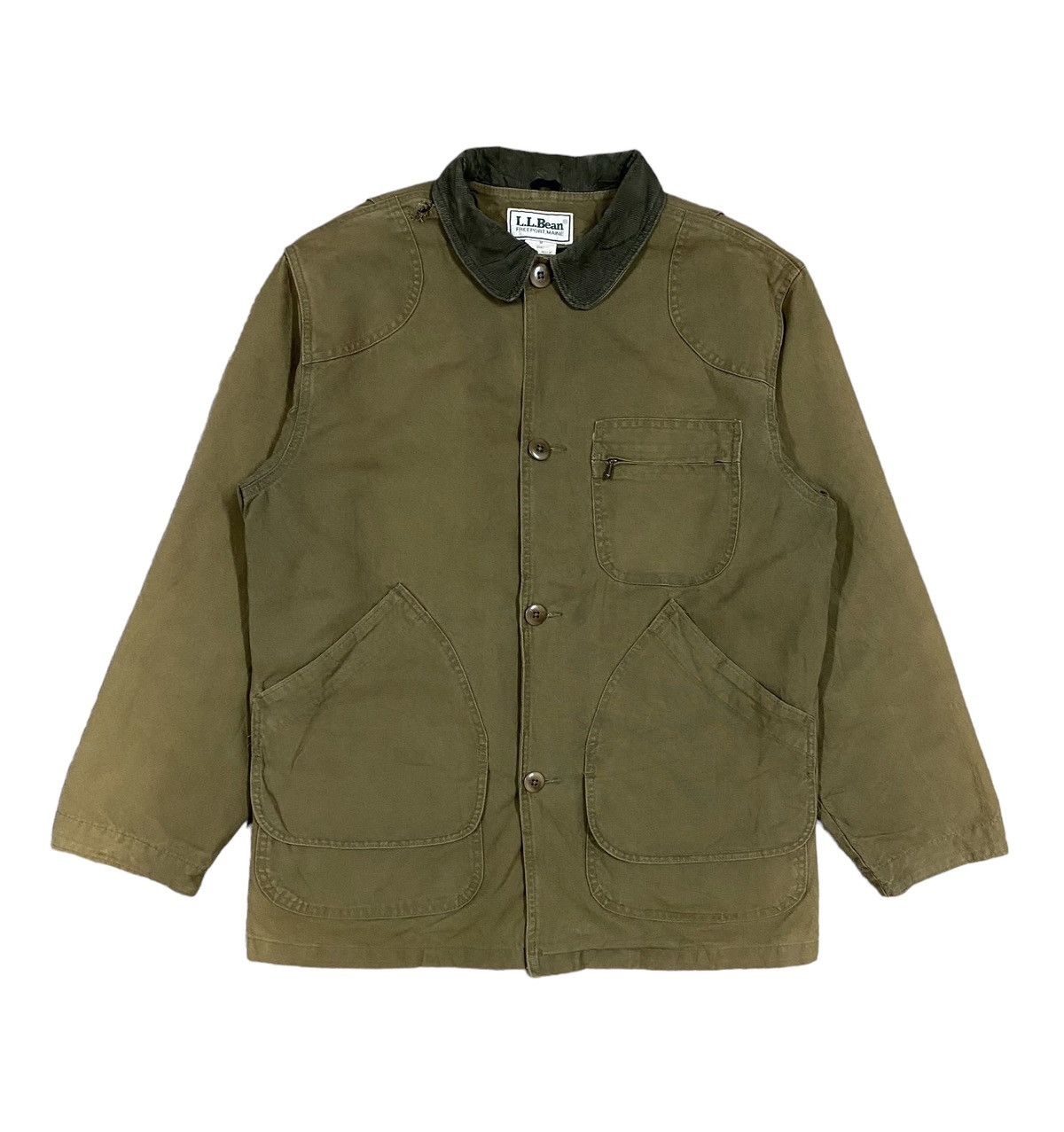 L.L. Bean Vtg🔥80s LL.Bean Barn Hunting Field Cotton Multipocket Jacket Size US M / EU 48-50 / 2 - 1 Thumbnail