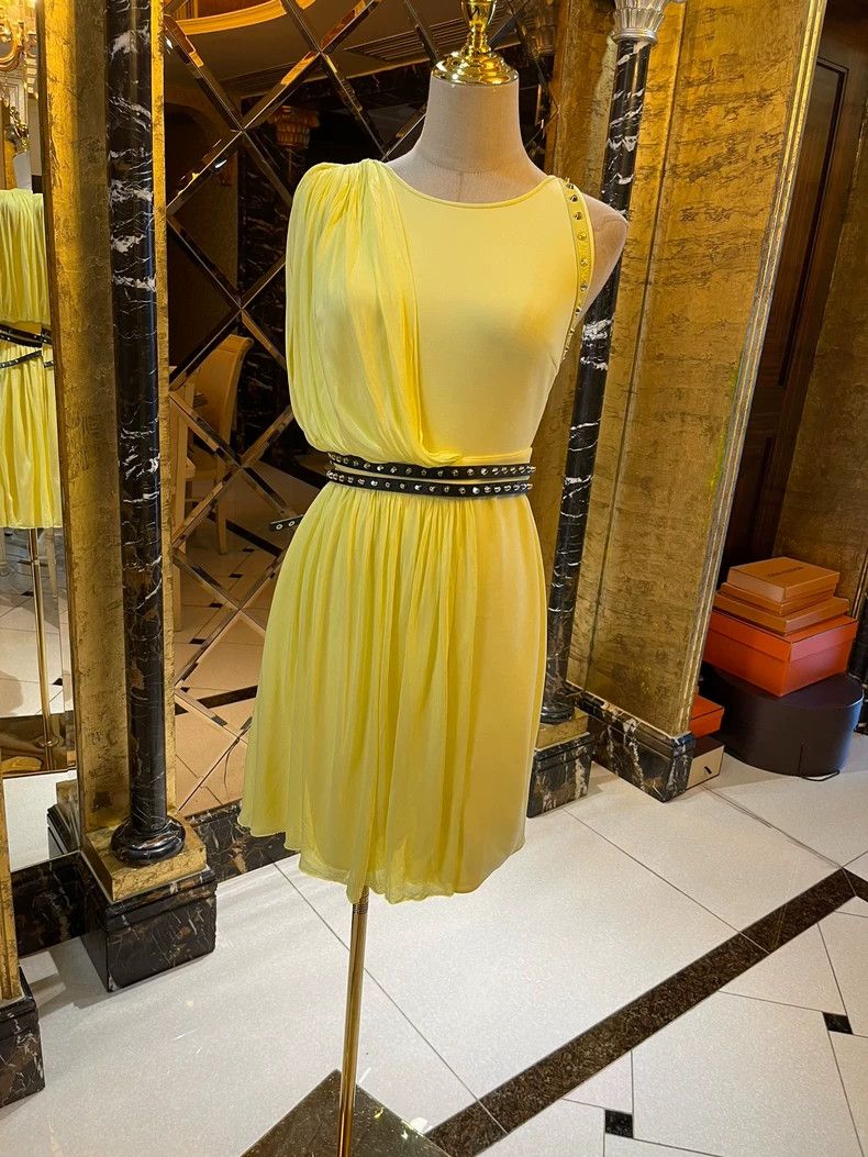 Versace Versace Heavy mesh patchwork willow nail dress Size M / US 6-8 / IT 42-44 - 2 Thumbnail