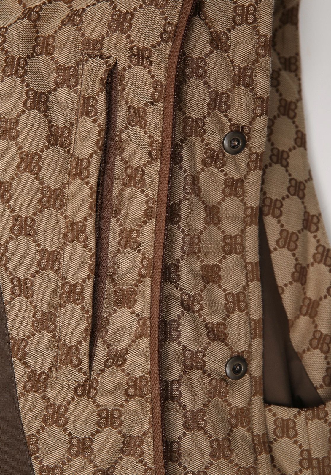 Balenciaga × Gucci Hacker Monogram Vest Size US XL / EU 56 / 4 - 5 Thumbnail