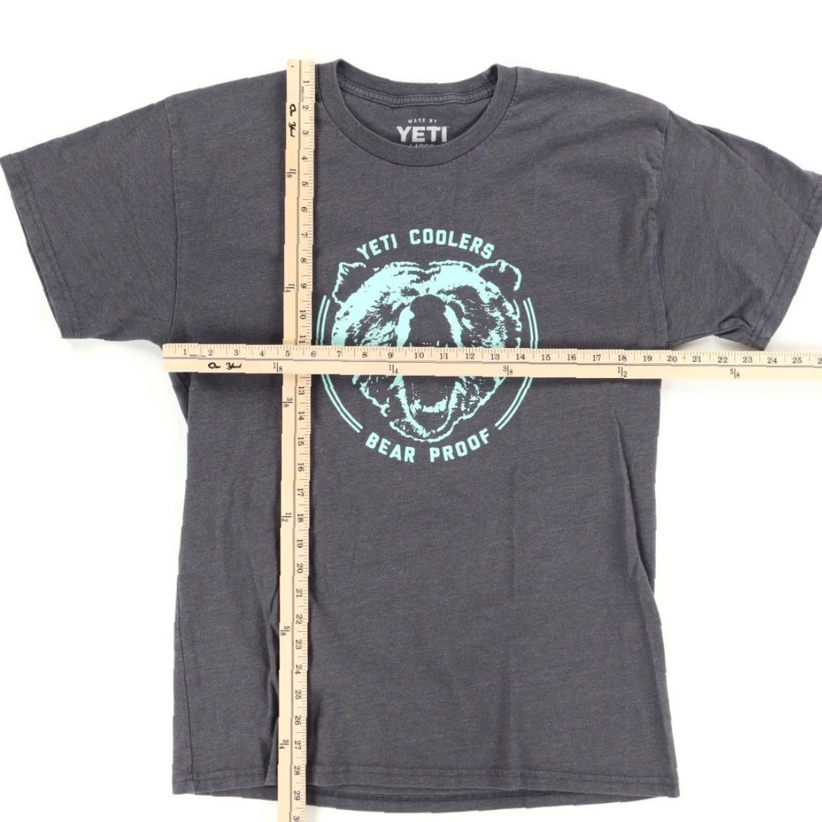 Yeti Yeti Shirt Charcoal Men's L Bear Proof Solid T-Shirt Size US L / EU 52-54 / 3 - 3 Thumbnail