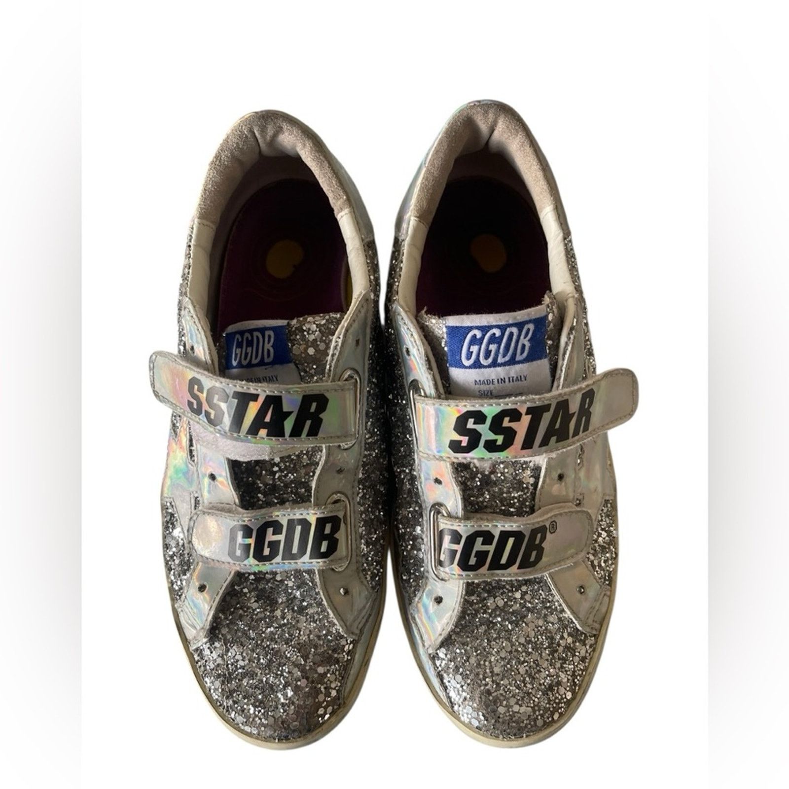 Golden Goose Golden Goose old school Glitter Sneakers Size:36 Size US 5.5 / IT 35.5 - 2 Thumbnail