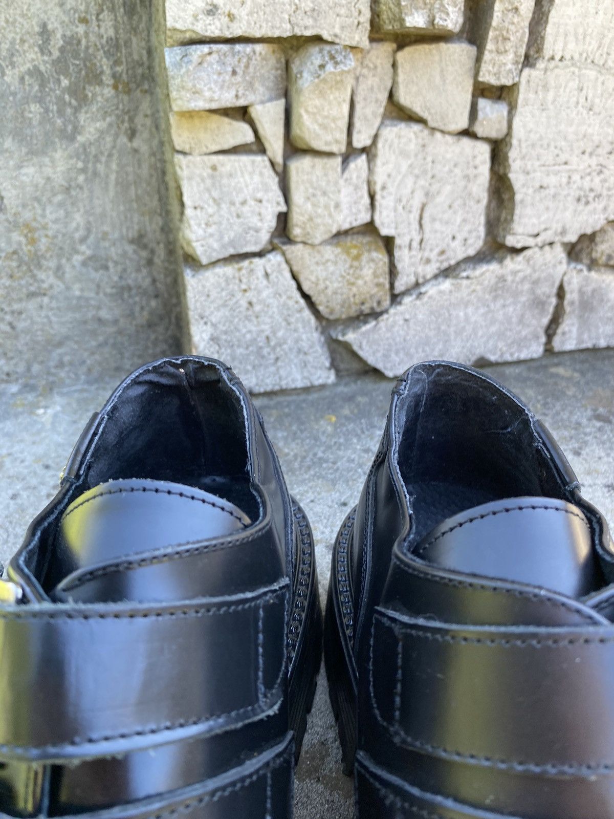 Dockers × Vintage Dockers vintage Chunky Leather Shoes Goth Avan Garde Size US 8 / EU 41 - 15 Thumbnail