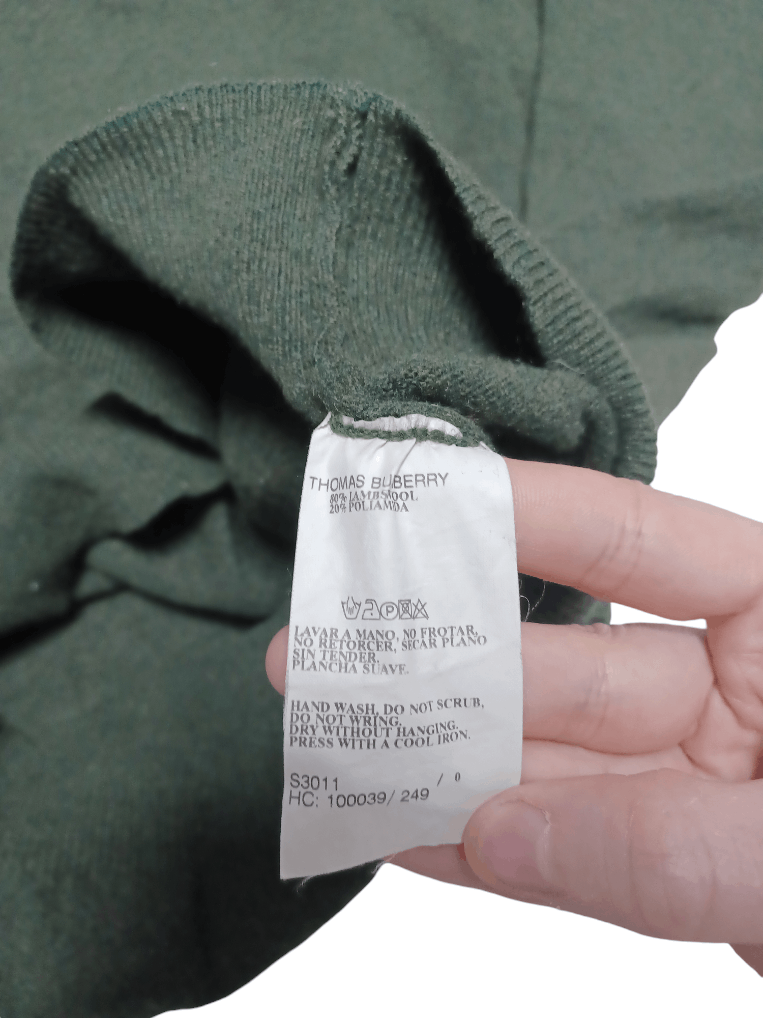 Burberry THOMAS BURBERRY VINTAGE WOOL OLDMONEY SWEATER Size US L / EU 52-54 / 3 - 5 Thumbnail