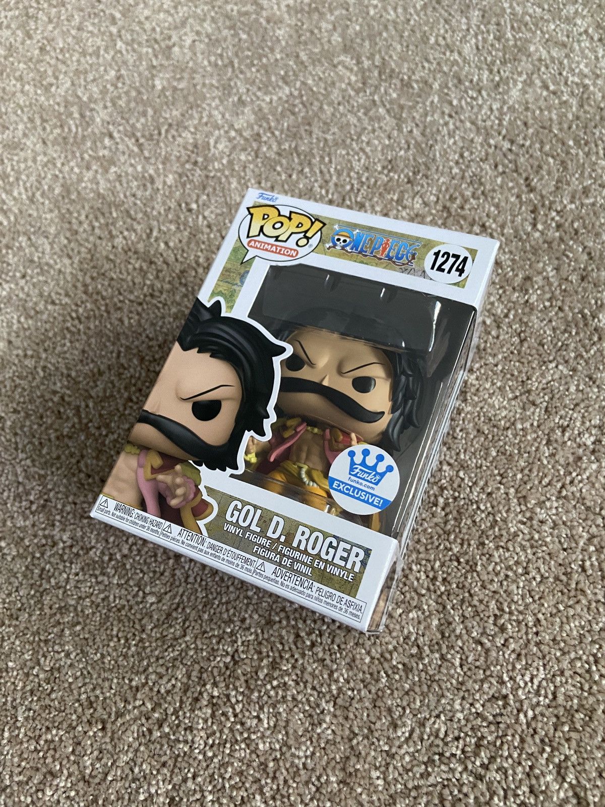 One Piece Funko Pop Exclusive 1274 GOL D. ROGER Size ONE SIZE - 1 Thumbnail
