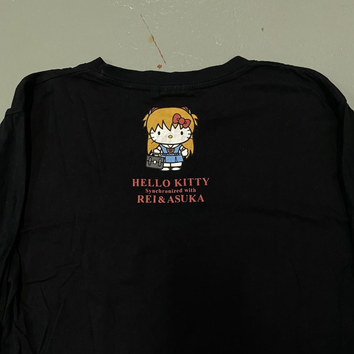 Anime × Cartoon Network × Vintage Vintage Y2K Neon Genesis Evangelion x Hello Kitty Tee Manga Size US M / EU 48-50 / 2 - 4 Thumbnail