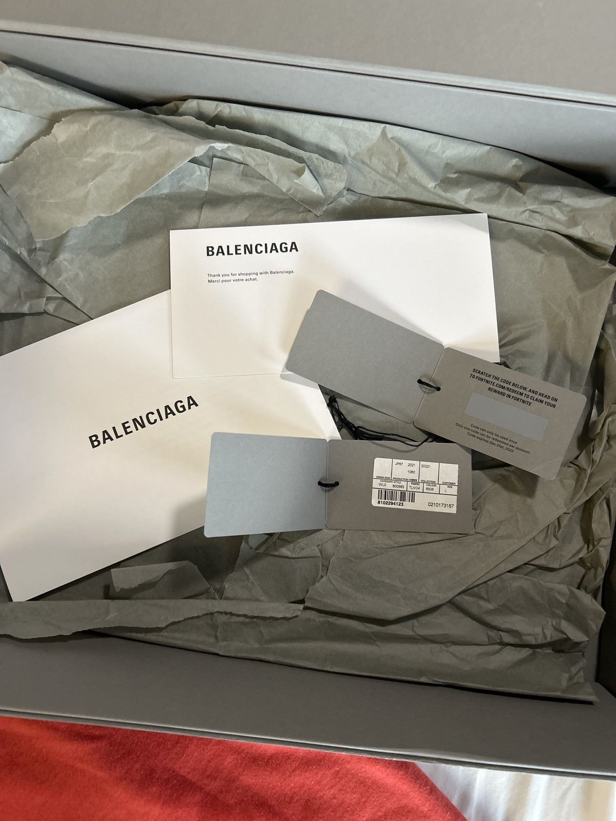 Balenciaga 2021 Fortnite X Balenciaga Red Hoodie Size Large 157/200 Size US L / EU 52-54 / 3 - 9 Thumbnail