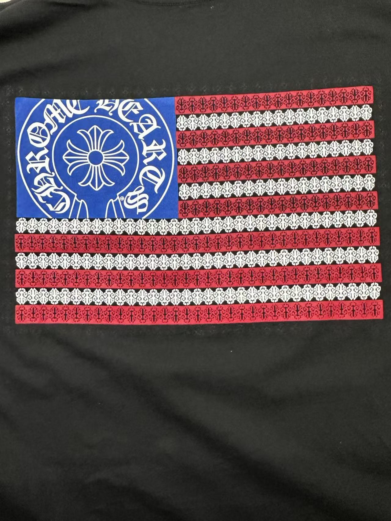 Chrome Hearts Chrome Hearts USA Flag Dagger Long Sleeve T-Shirt Tee Size US XXL / EU 58 / 5 - 7 Thumbnail