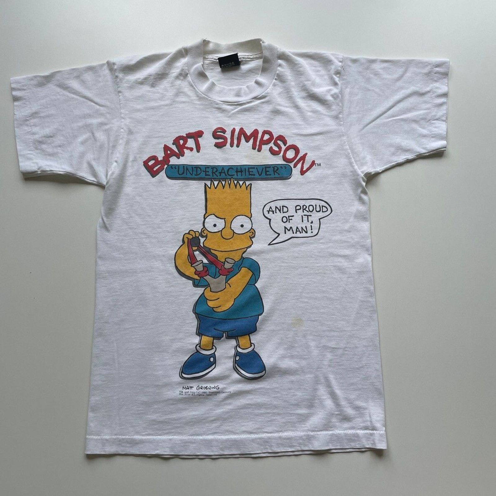 The Simpsons Vintage 90s Bart Simpson The Simpsons Graphic T Shirt XS Size US XS / EU 42 / 0 - 1 Thumbnail