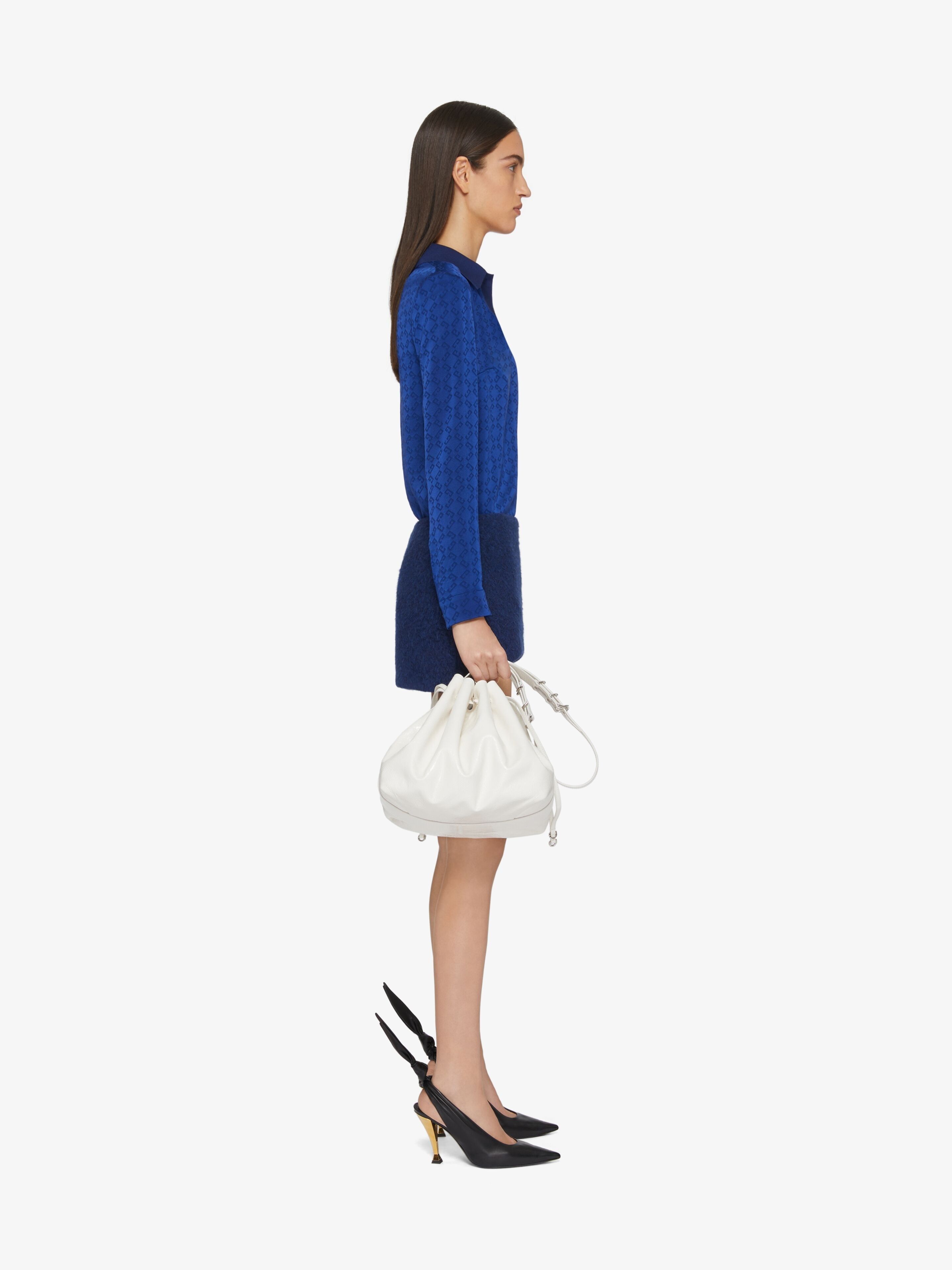Givenchy o1srvl11e0725 Polo Blouse in Blue Size XS / US 0-2 / IT 36-38 - 3 Thumbnail