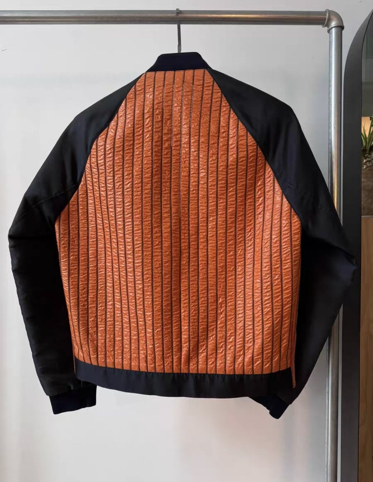 Balenciaga BALENCIAGA Orange Quilted Jacket Size US M / EU 48-50 / 2 - 3 Thumbnail