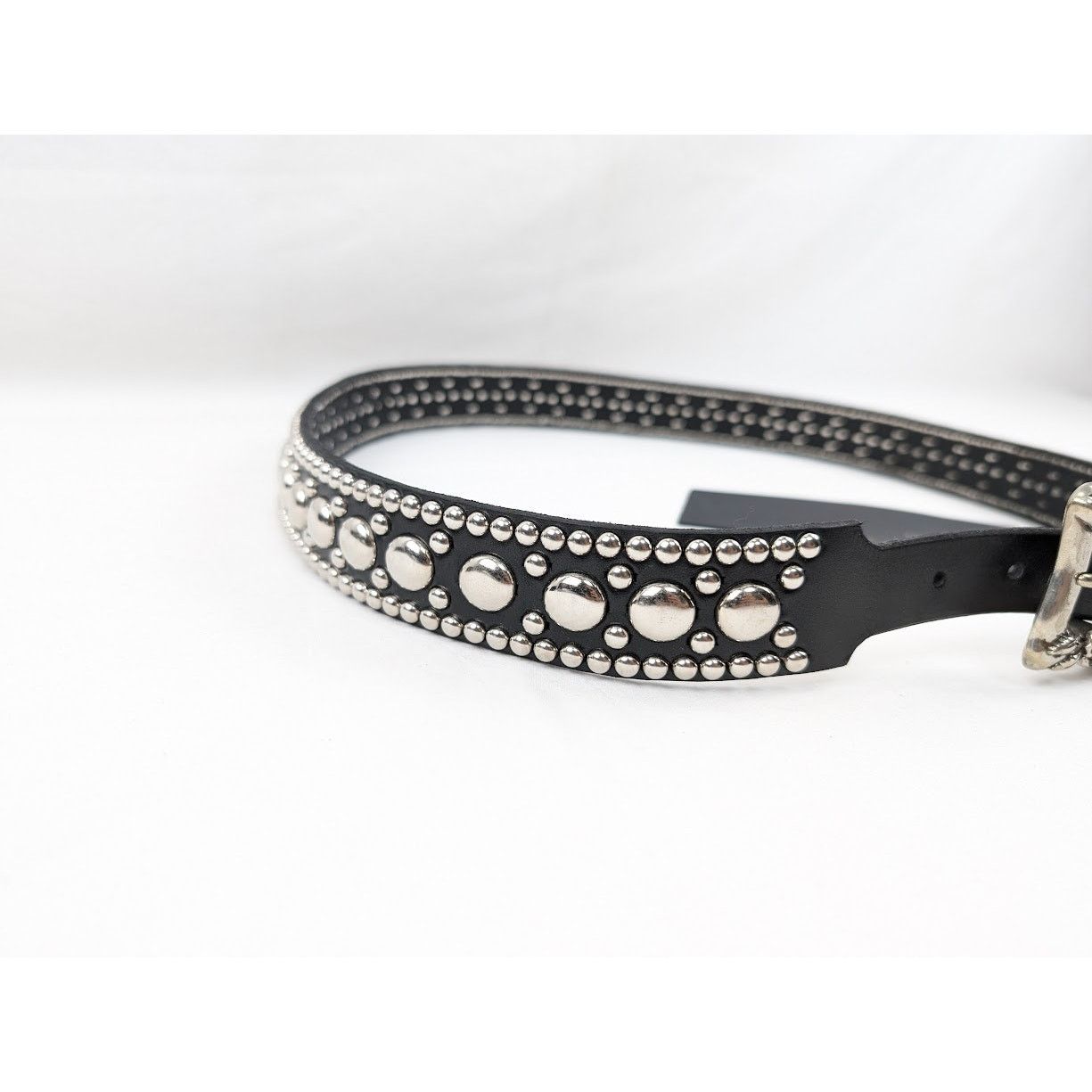 Enfants Riches Deprimes o1rshd1 Q:2 / Size: 110 / Goodbye Franky Belt in Black/Silve Size 44 - 12 Thumbnail