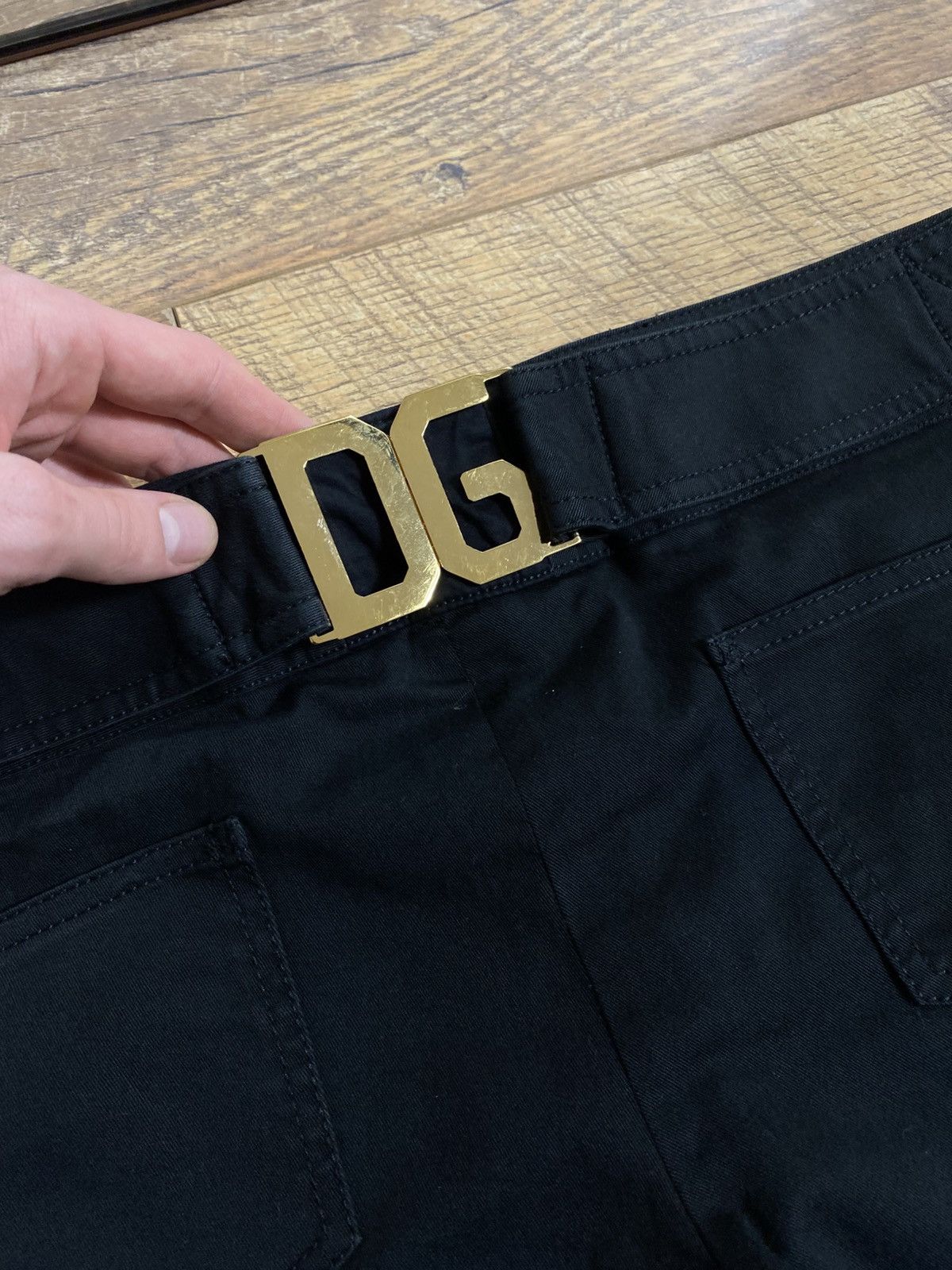 Dolce & Gabbana Archive Dolce & Gabbana SS2003 "DG" Logo Buckle Pants Size 30" / US 8 / IT 44 - 2 Thumbnail