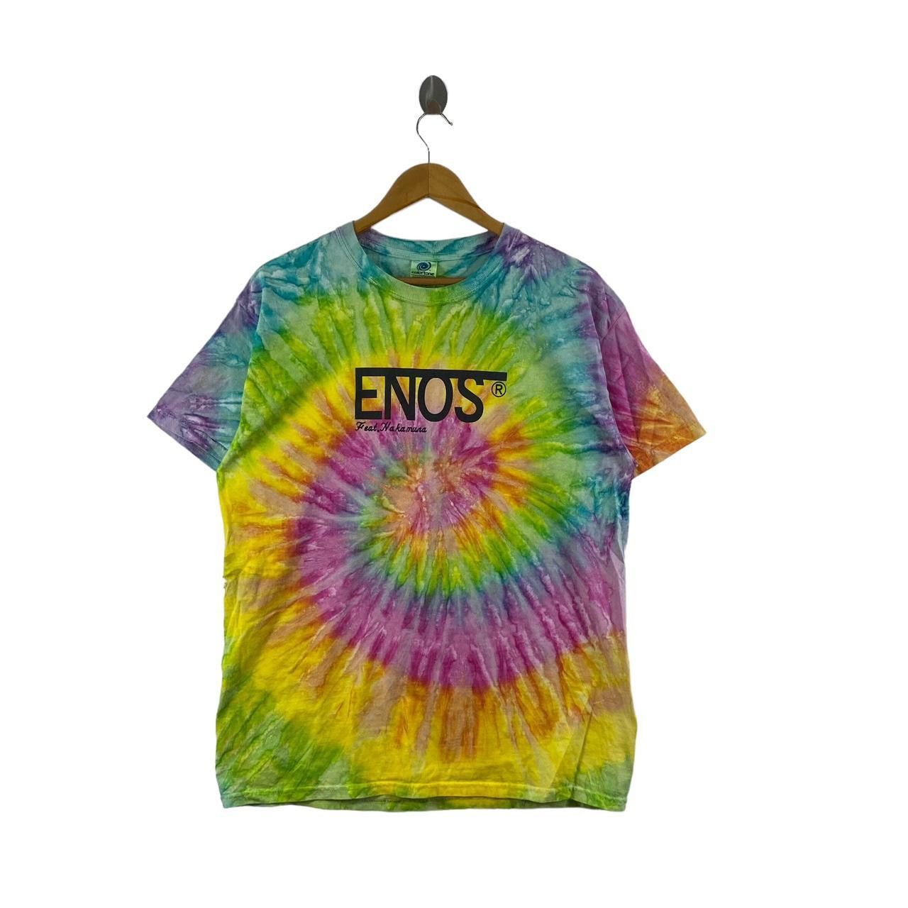 Band Tees ENOS ISANG PLANETA Feat Nakamura Tie Dye Tee Shirt Top Promo Size US L / EU 52-54 / 3 - 1 Thumbnail