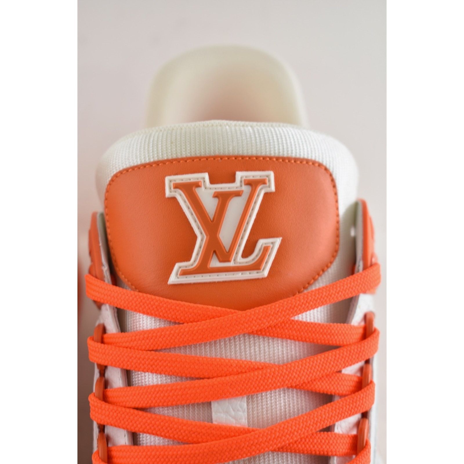 Louis Vuitton Louis Vuitton Orange White Empreinte Leather Low Trainer Size US 9 / EU 42 - 9 Thumbnail