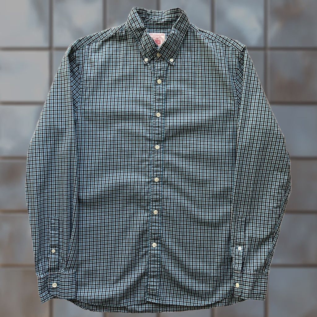 Vintage J Press Shirt Large Blue Collared Button Up Long Sleeve Chicago Illinois Size US L / EU 52-54 / 3 - 1 Thumbnail