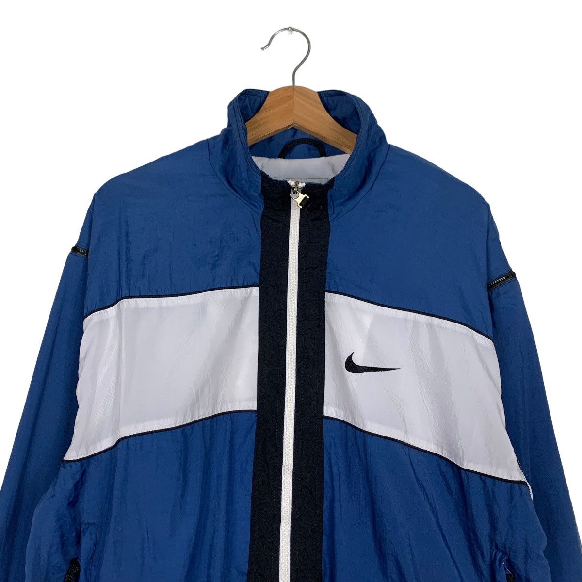 Nike Vintage 90's NIKE Big Logo Windbreaker Jacket #0242-C11 Size US M / EU 48-50 / 2 - 5 Thumbnail
