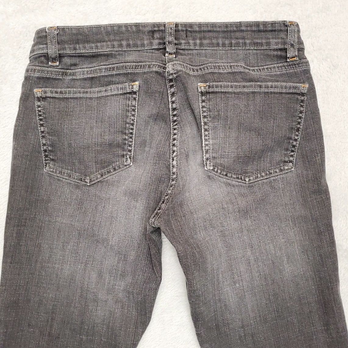 Eileen Fisher Eileen Fisher Jeans Women 6 Faded Black Stretch Denim Straight Casual Comfort Size 28" / US 6 / IT 42 - 6 Thumbnail