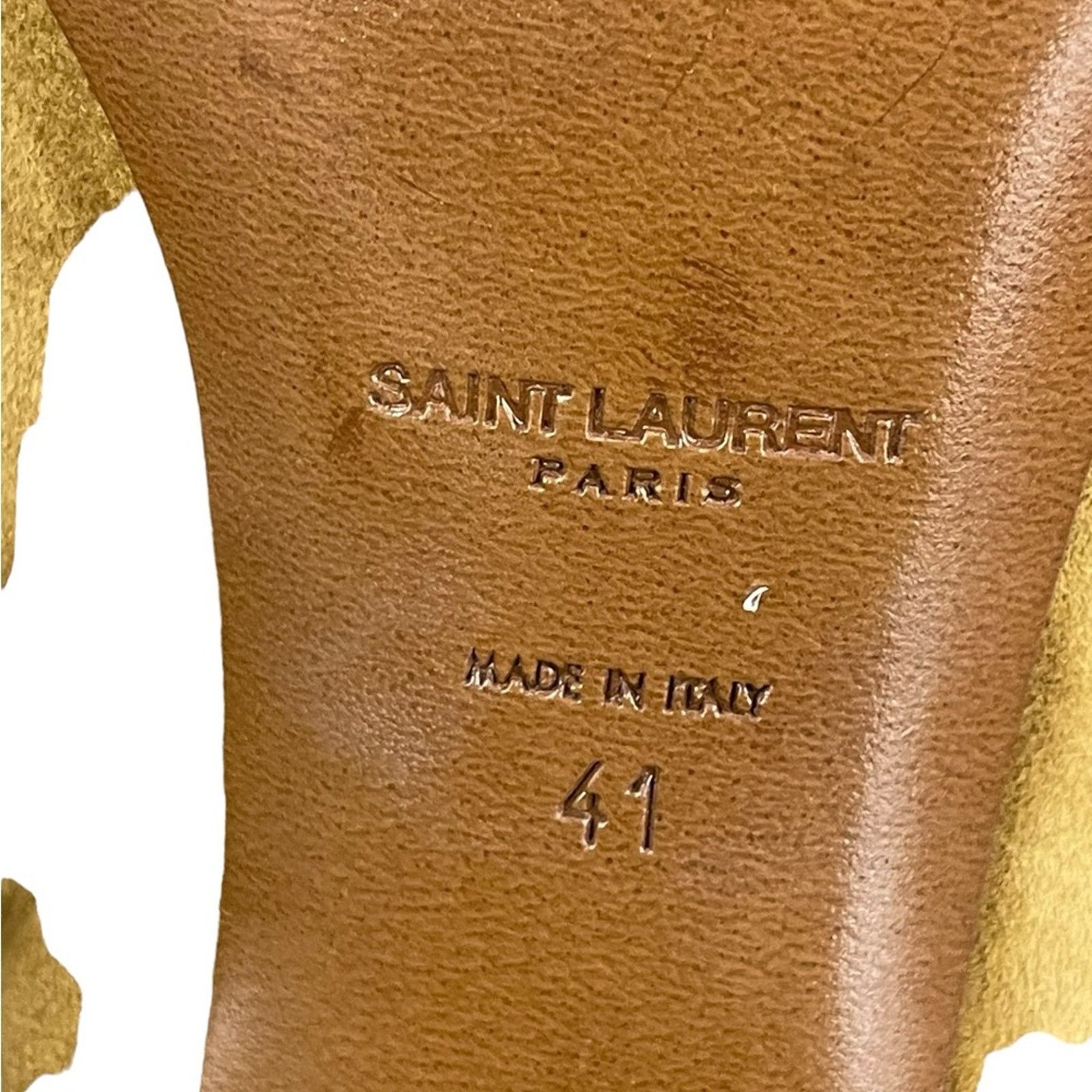 Yves Saint Laurent SAINT LAURENT Tan Suede 70 BABIES Fringe Boho Fall Size: 41 Size US 11 / IT 41 - 11 Thumbnail