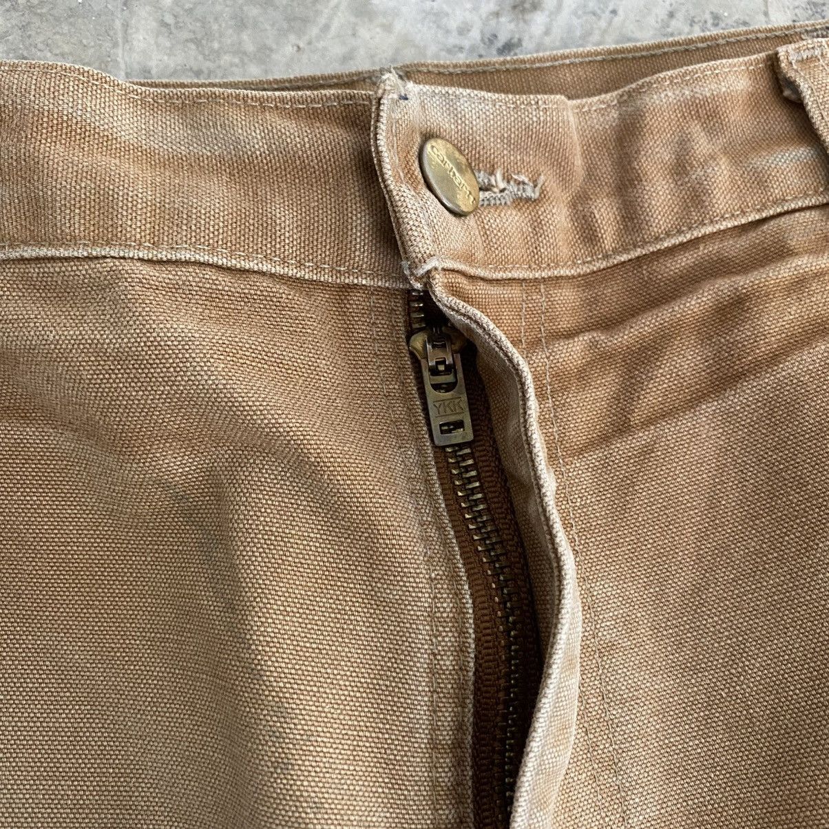 Carhartt Vintage Carhartt Double Knee Faded Tan Carpenter Pants Size US 34 / EU 50 - 8 Thumbnail