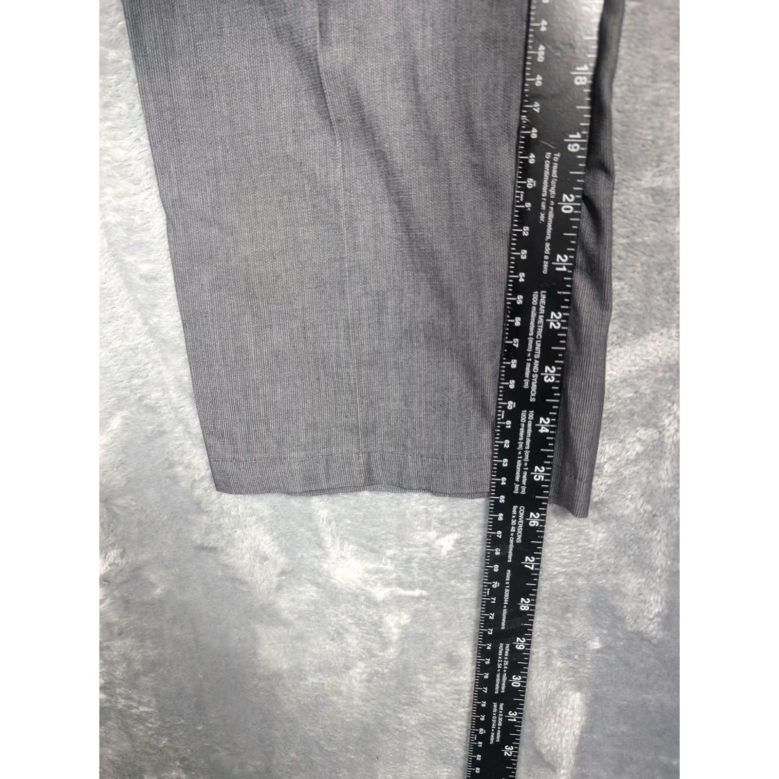 Vintage Hiltl Jeans Mens 32x25 Gray 5Pocket Straight Leg Zip Fly Premium Casual Trousers Size US 32 / EU 48 - 4 Thumbnail