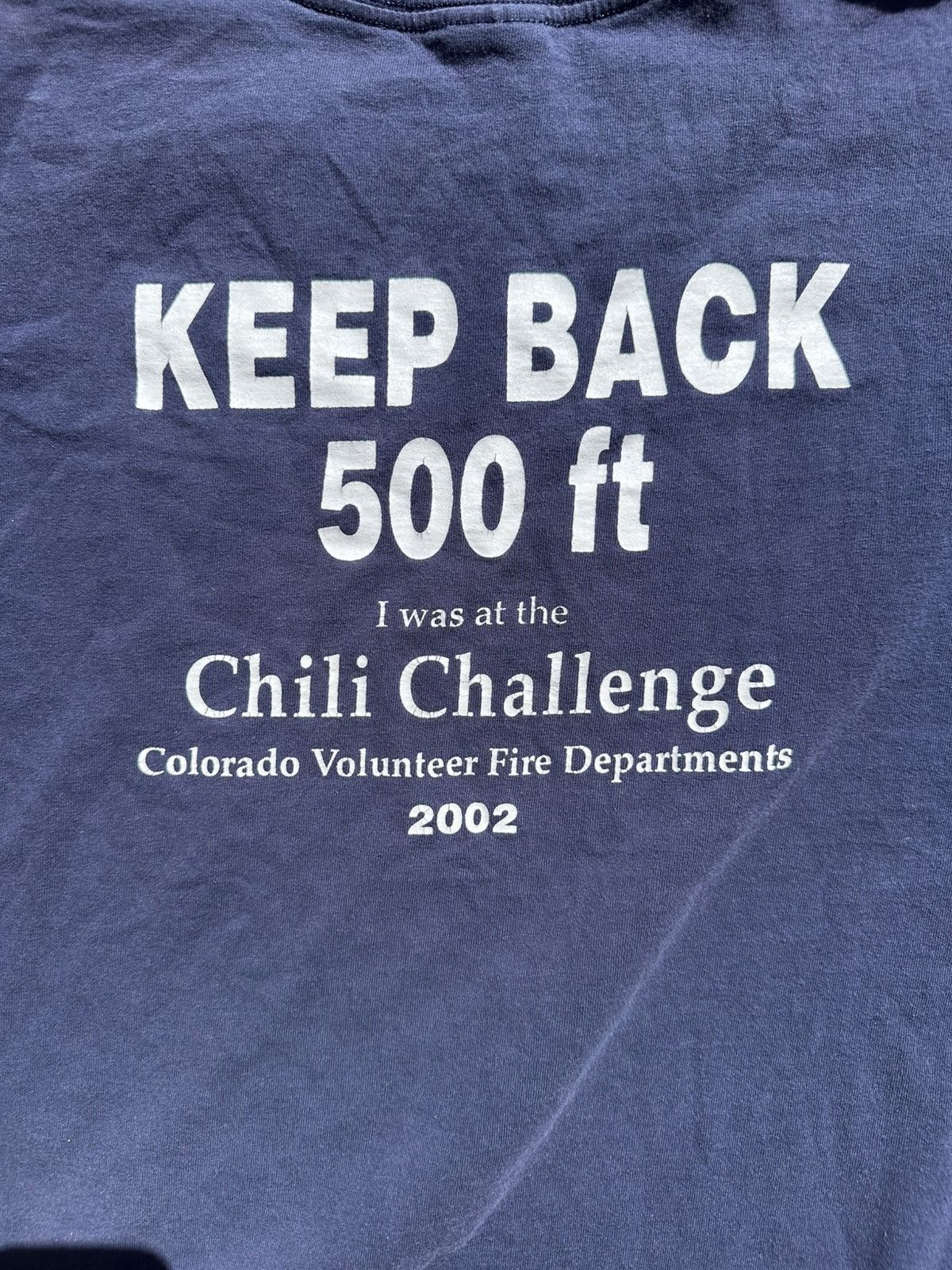 Gildan Vintage “Keep 500 Feet Back” Tee Size US XL / EU 56 / 4 - 6 Thumbnail