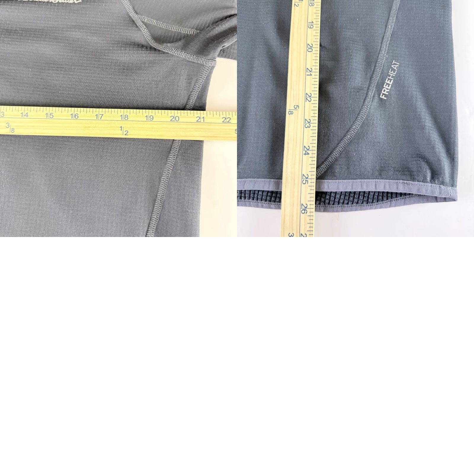 Eddie Bauer Eddie Bauer High Route Grid Fleece 1/2-Zip Hoodie Gray Thumbhole Men's - Medium Hoodie Men Gray 1/2 Zip Size US M / EU 48-50 / 2 - 8 Thumbnail