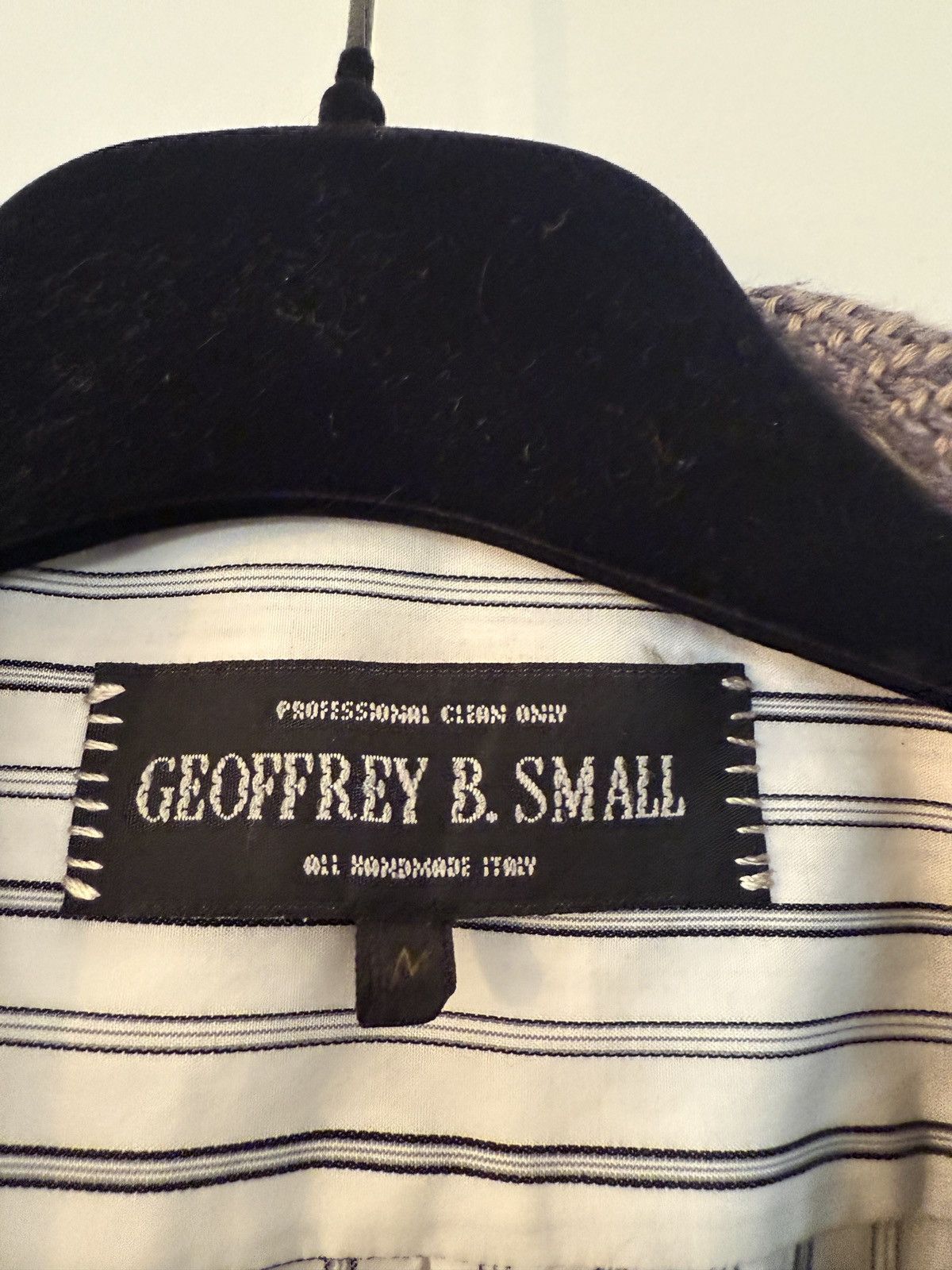 Geoffrey B. Small Geoffrey B. Small Knit Front Stripe Shirt Size US M / EU 48-50 / 2 - 3 Thumbnail