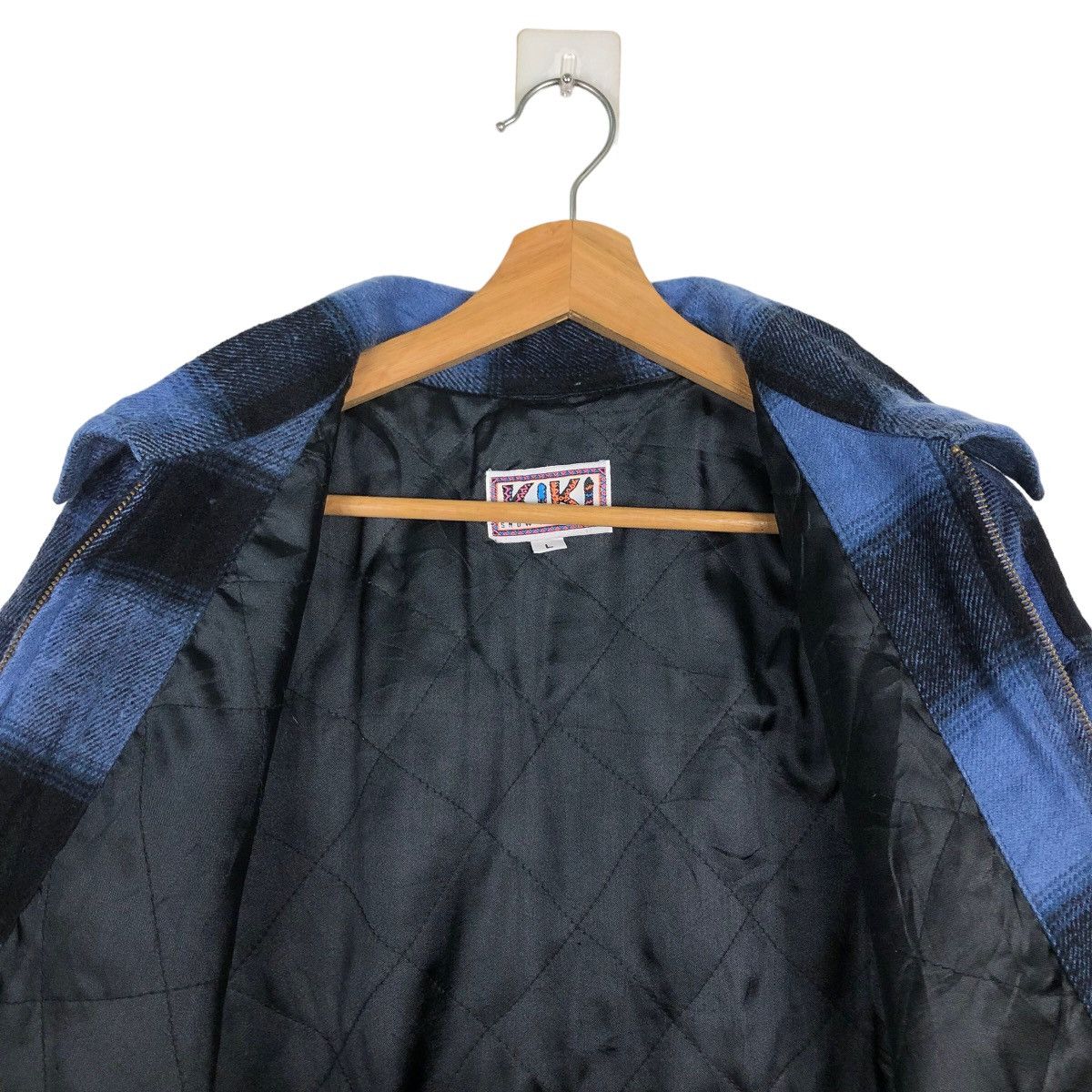 Japanese Brand 🔥90’s Vintage Chore Jacket Kiki Snow Paradise Tartan Design Size US L / EU 52-54 / 3 - 11 Thumbnail