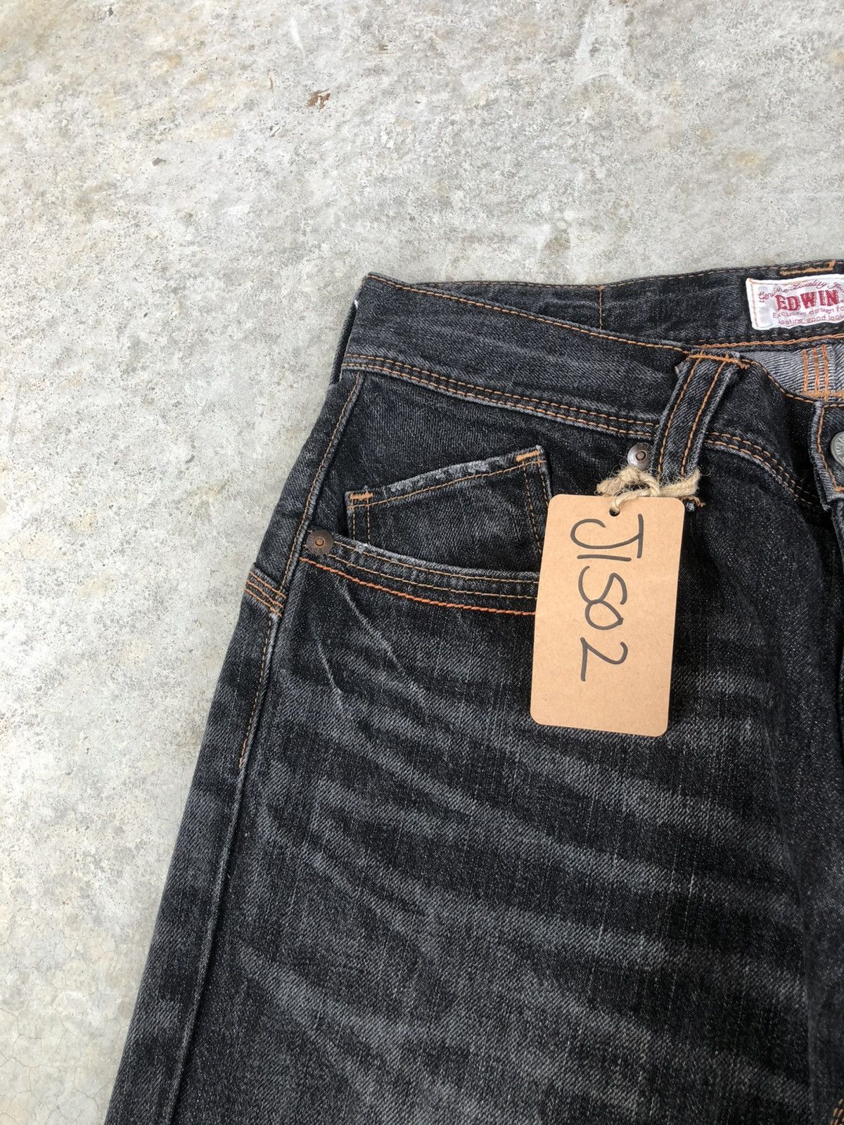 If Six Was Nine Edwin Exclusive Flared Jeans Distressed Jeans Size US 31 - 14 Thumbnail