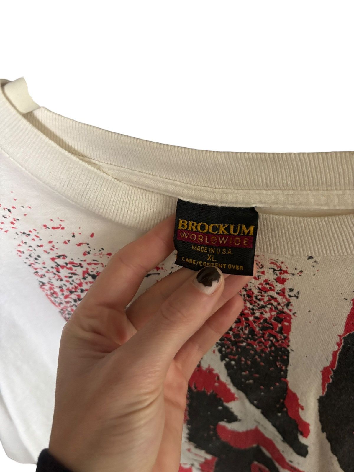 Brockum Vintage 1994/95 Rolling Stones World Tour Voodoo Lounge Tee Size US XL / EU 56 / 4 - 3 Thumbnail