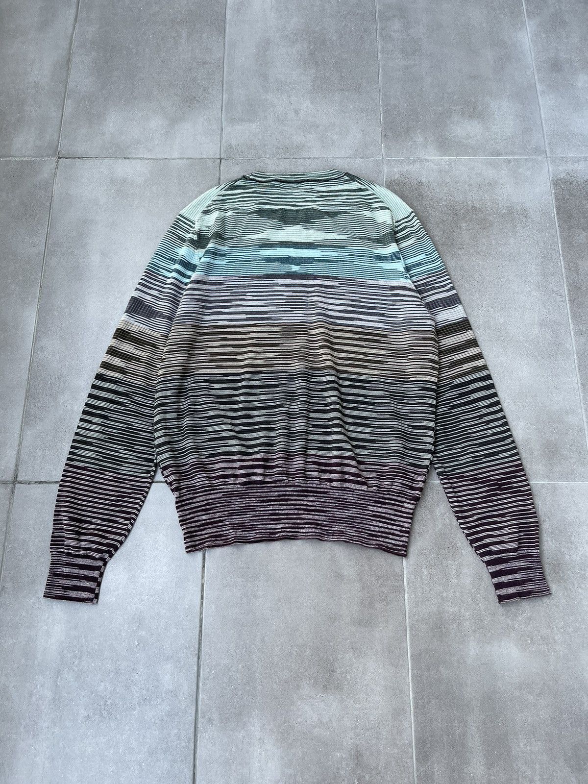 Missoni !DS! AW23 Missoni Striped Wool Sweater Size US L / EU 52-54 / 3 - 8 Thumbnail