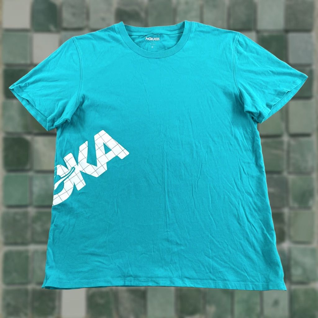 Vintage Hoka One One T Shirt Men Medium Blue Logo Short Sleeve Runner Wrap Size US M / EU 48-50 / 2 - 1 Thumbnail
