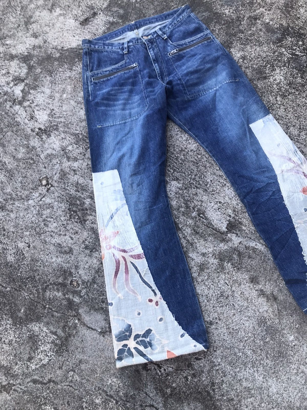 Japanese Brand Japanese Brand Indigo Ku Flare Jeans Size US 31 - 7 Thumbnail