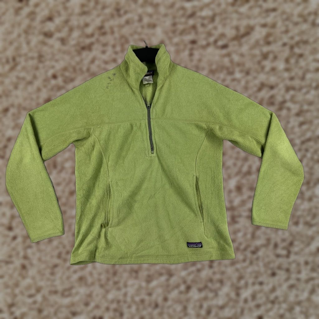 Patagonia Patagonia Jacket Womens Medium Green Synchilla Marsupial Polyester Fleece Mock Size M / US 6-8 / IT 42-44 - 1 Thumbnail
