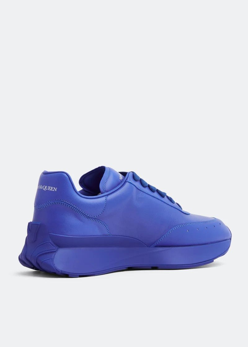 Alexander McQueen o1w1db10725 Sprint Runner in Blue Size US 9 / EU 42 - 3 Thumbnail