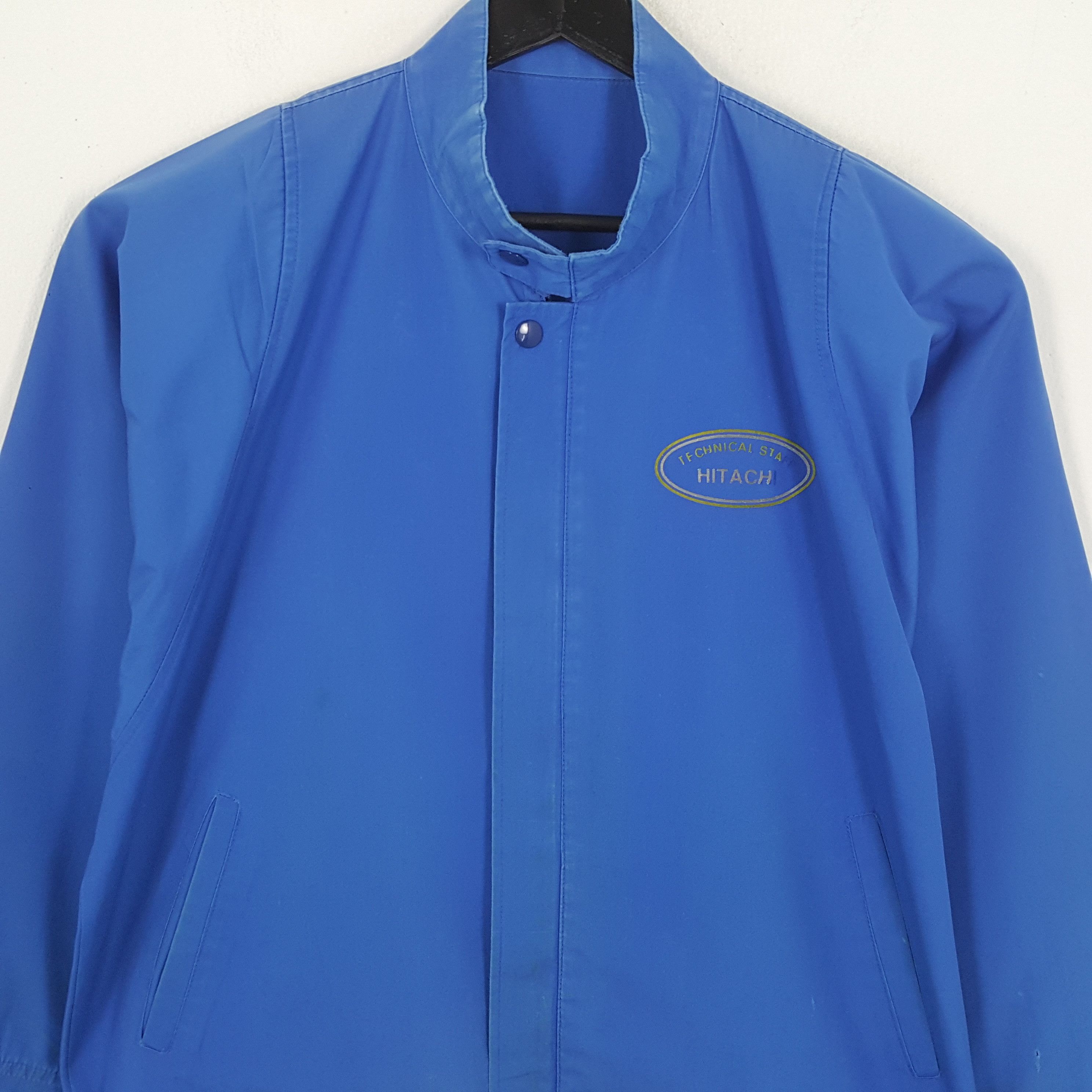 Japanese Brand × Vintage HITACHI CUSTOMER SERVICE Japanese Electronic Workwear Jacket Size US L / EU 52-54 / 3 - 4 Thumbnail