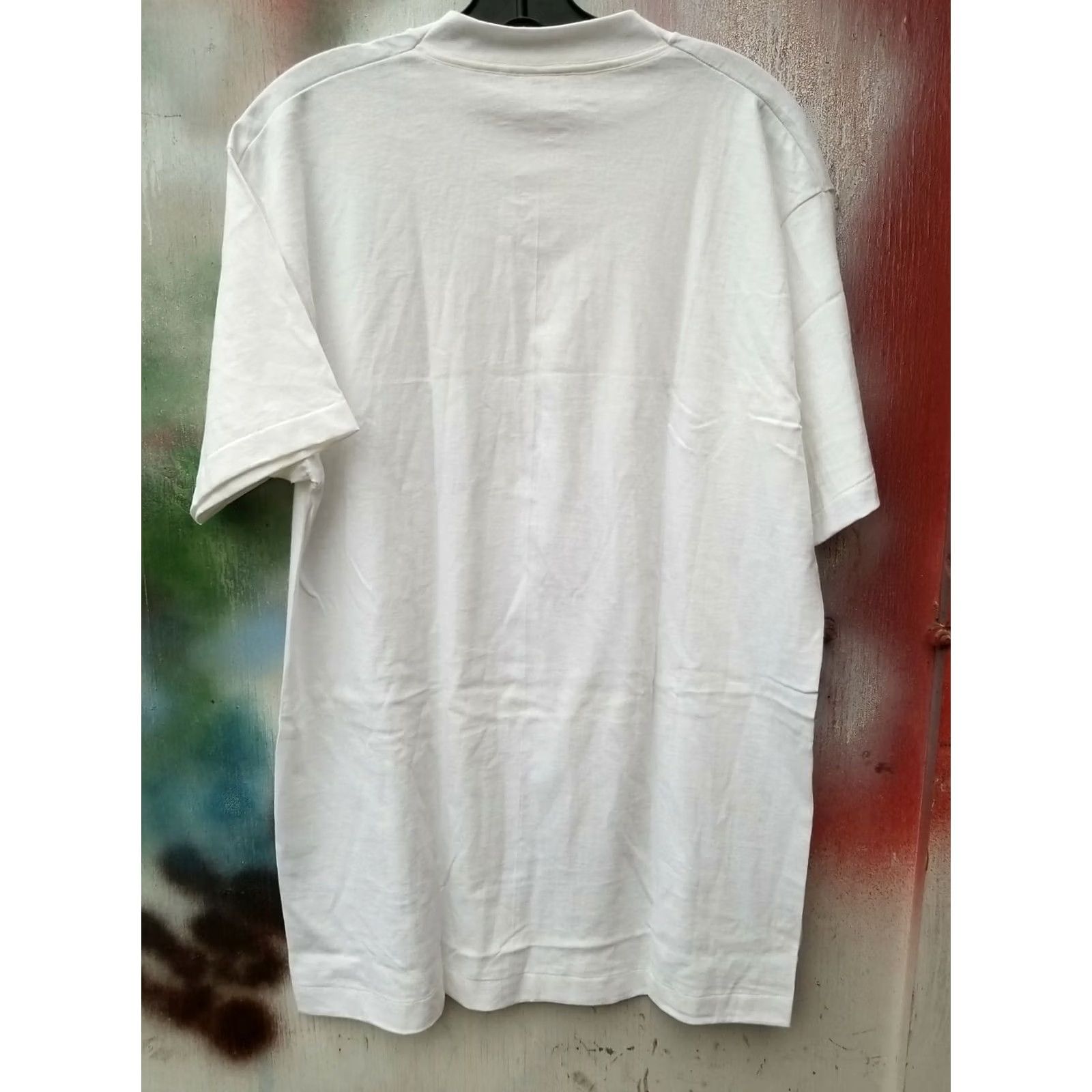 Fruit Of The Loom VINTAGE Fruit of the Loom Logo Script Spell out Cotton tee t shirt Long Sleeve White L Adult Unisex 90s Mens Womens Boys Girls Shirt T-Shirt 80s 90s Size US L / EU 52-54 / 3 - 5 Thumbnail