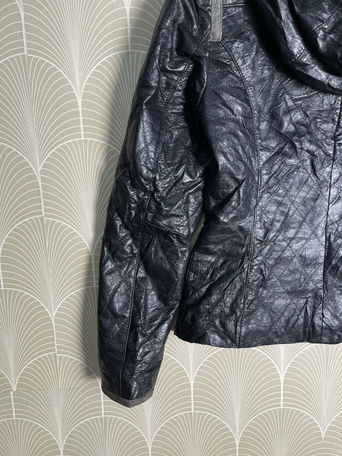 Danier 90s DANIER LEATHER JACKET FUR HOOD RARE DESIGN Size S / US 4 / IT 40 - 18 Thumbnail