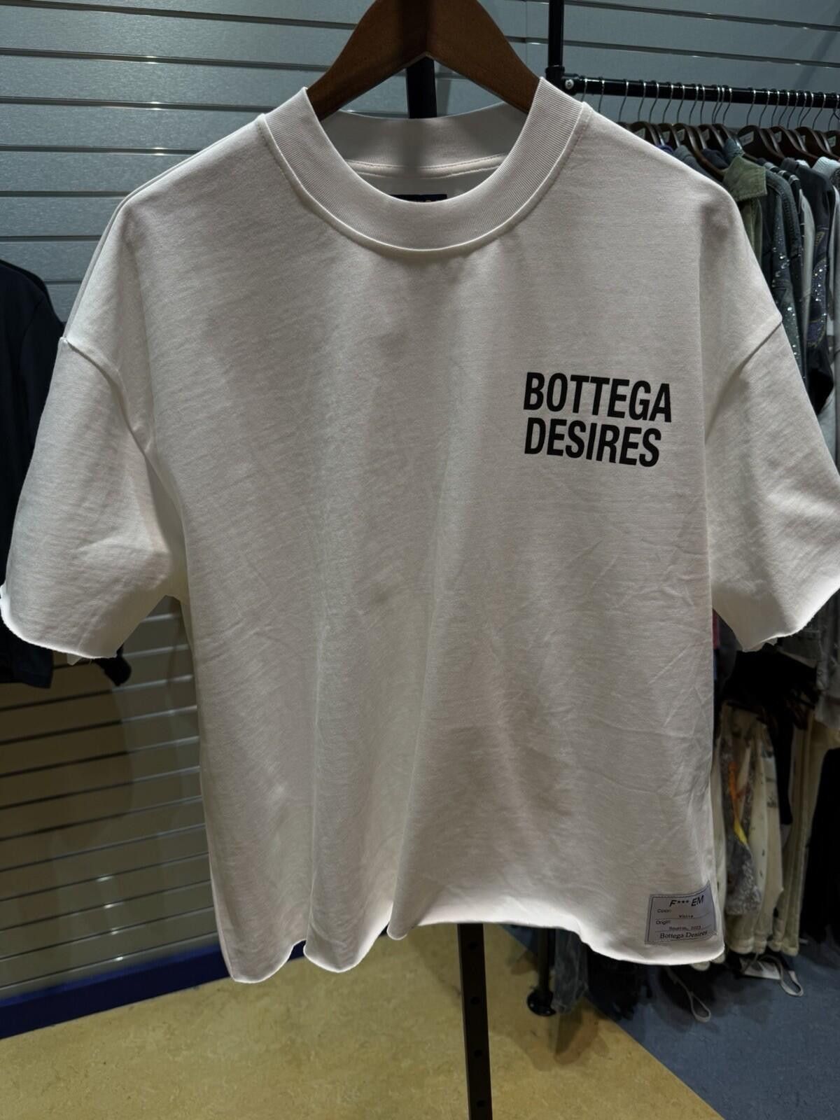 Bottega Desires Bottega Desires Tee T-Shirt F**k Joke (M) White Black Size US M / EU 48-50 / 2 - 3 Thumbnail