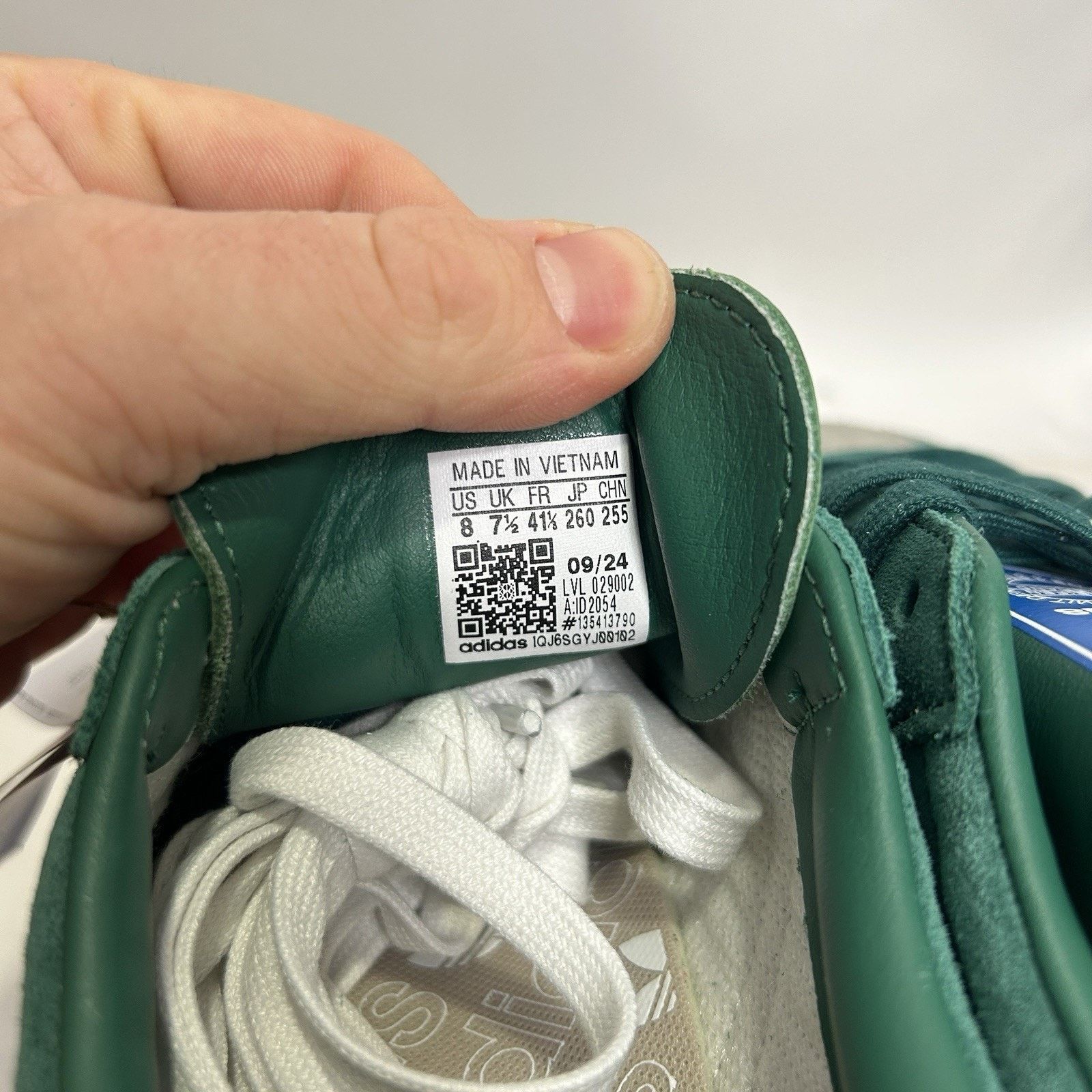 adidas gazelle silver green womens ADIDAS SAMBA GOLF -- GREEN – New York Golf Center main image 1
